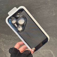 适用华为Pura80手机保护壳pura80pro+电镀护镜网壳散热全包防摔壳