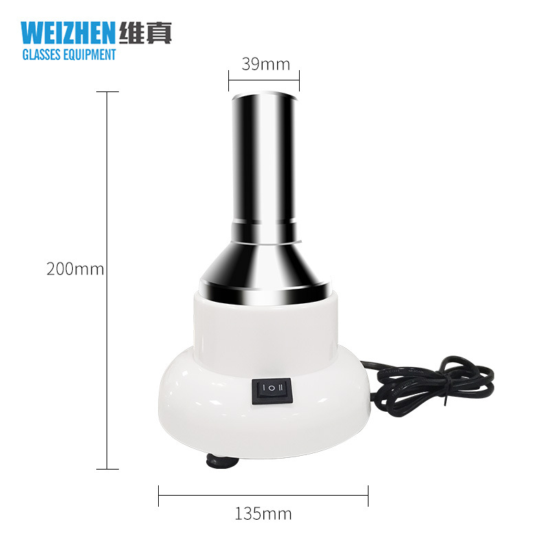 Equipo de procesamiento de gafas marco calentador placa de la lámpara para hornear gafas máquina de hornear espejo ajuste de la pierna lámpara de cocción ajuste de temperatura de dos engranajes