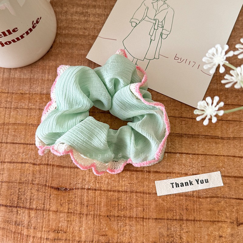 민트 그린 핑크 엣지