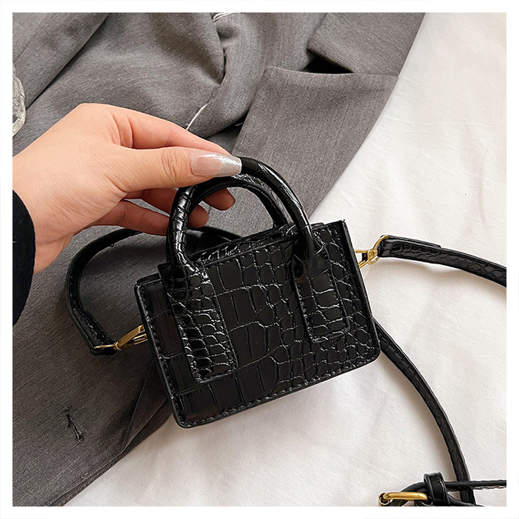 Crossbody Shoulder Bag With Crocodile Pattern For Women_voghion.com