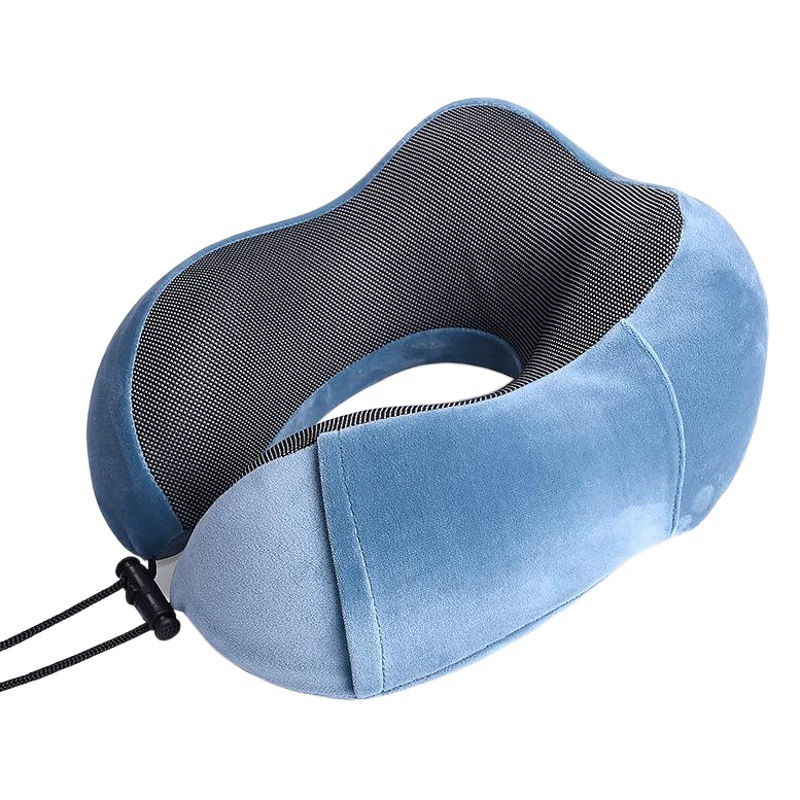 U-образная подушка пользовательского логотипа Хлопчатобумажная дорожная подушка подушка для шеи самолет сиеста подушка для хранения магнитной ткани u подушка для подушки