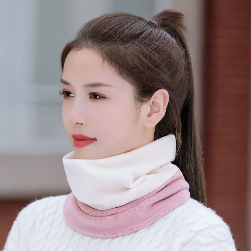 新款围脖冬季保暖脖套围巾女士加绒加厚面罩护颈椎脖子套春秋男|undefined