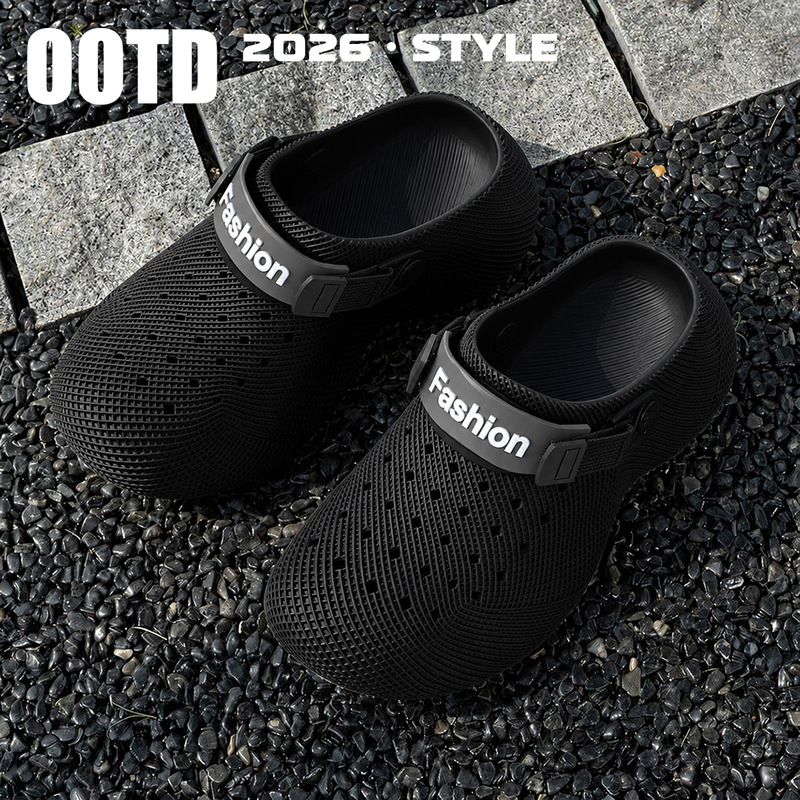 2026 New Model Clogs with Anti-Slip 3D Texture, Outdoor Sandals with Thick Eva Sole, Comfortable Slip-On Beach Shoes 2026 New Model Clogs with Anti-Slip 3D Texture, Outdoor Sandals with Thick Eva Sole, Comfortable Slip-On Beach Shoes