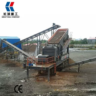 混凝土建筑垃圾处理移动破碎站 厂家直供车载移动破碎站