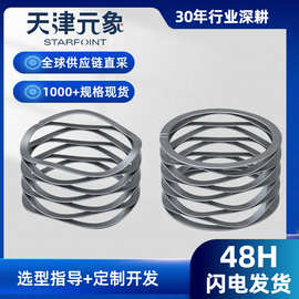 不锈钢对顶波形弹簧 各种规格工业机械用波形弹簧 现货供应