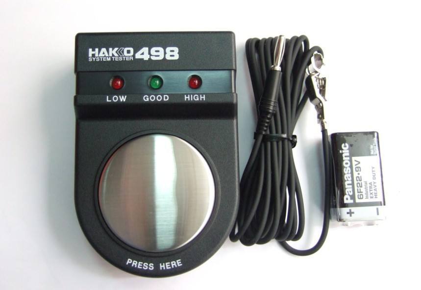 [agent Original] White Light-498 Wrist Strap Tester, EXALT-498 Electrostatic Ring Tester