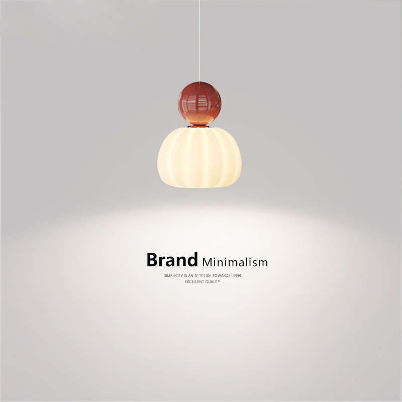 Candelabro de noche de dormitorio de estilo crema Red creativa francesa Purui Purui protección ocular de espectro completo lámpara de alambre cálido