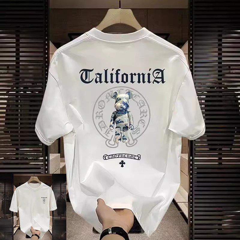 Short-Sleeved Top 2025 Heavyweight Pure Cotton Short-Sleeved T-Shirt for Men, Simple and Versatile Printed T-Shirt, Summer Loose Round Neck Short-Sleeved Top 2025 Heavyweight Pure Cotton Short-Sleeved T-Shirt for Men, Simple and Versatile Printed T-Shirt, Summer Loose Round Neck
