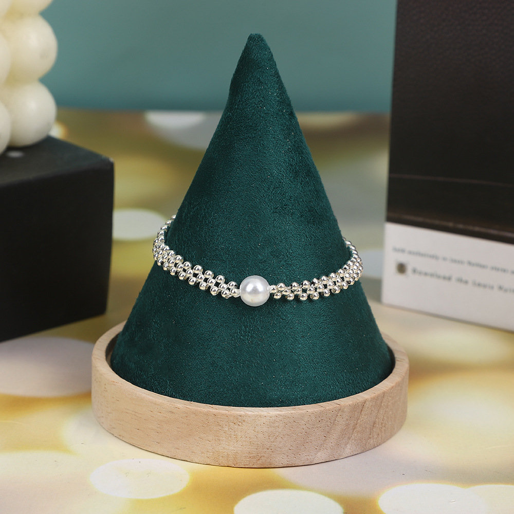 Solid Wood Bracelet Display Stand for Jewelry Showcase Props and Accessories, in Stock for Wholesale