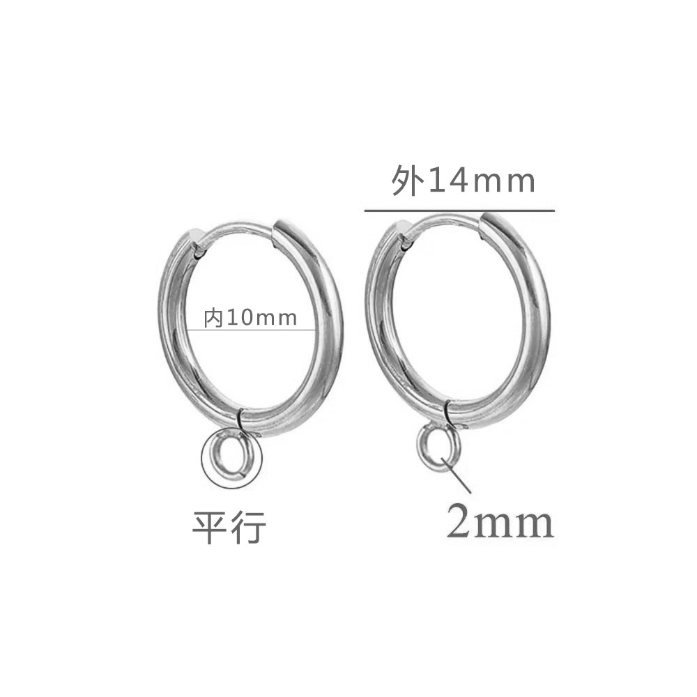 Pendientes Anillo de soldadura Accesorios de bricolaje Pendientes de bobina de viento frío Material de acero de titanio Pendientes transfronterizos de galvanoplastia en horno de oro real