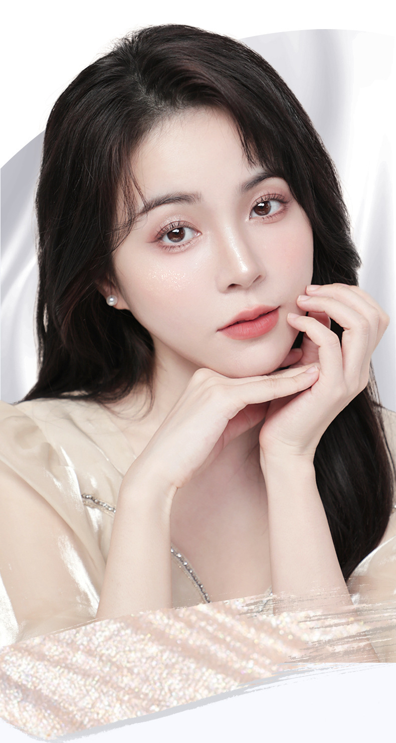 NOVO Multi-effect Three-color Facial contouring Tray for three-dimensional brightening of the face, highlighting the under-eye contour, side profile and nose profile, and all-in-one contouring tray Application Scenario