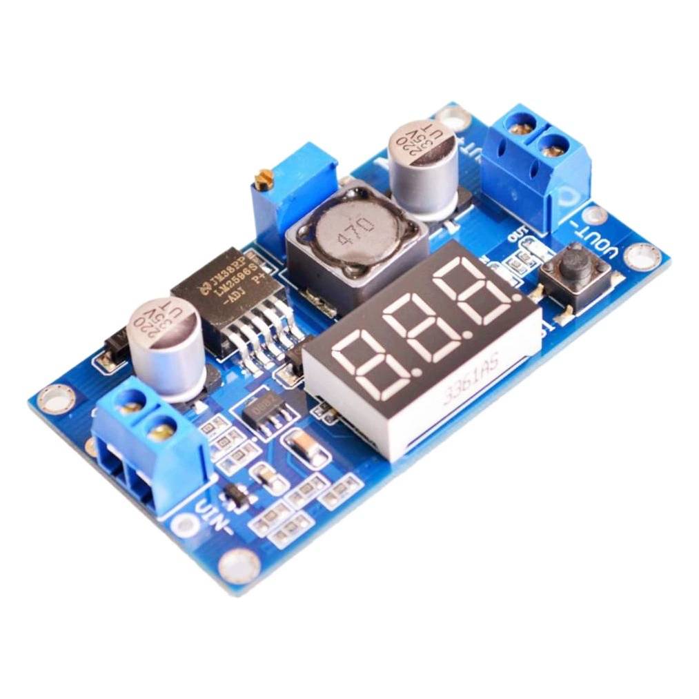 LM2596 DC-DC Регулируемый понижающий модуль с цифровым дисплеем вольтметра Регулируемый модуль питания LM2596S
