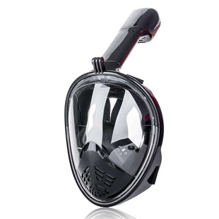 New Fully Dry Curved Diving Mask Plug-In Snorkel Anti-Fog Snorkeling Mask Factory Direct Supply