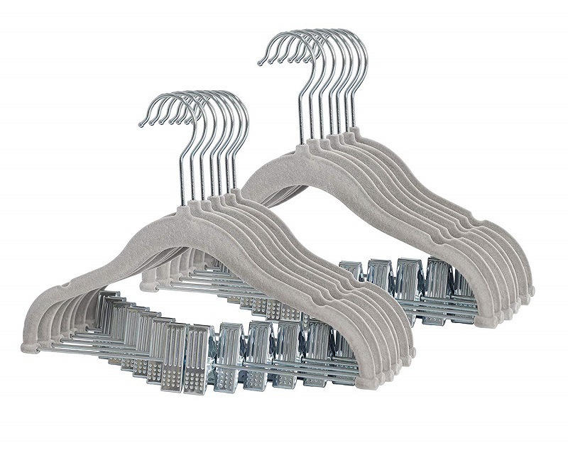 Percha de ropa de plástico antideslizante para niños con clip, percha de ropa antideslizante para niños, percha de ropa antideslizante para niños