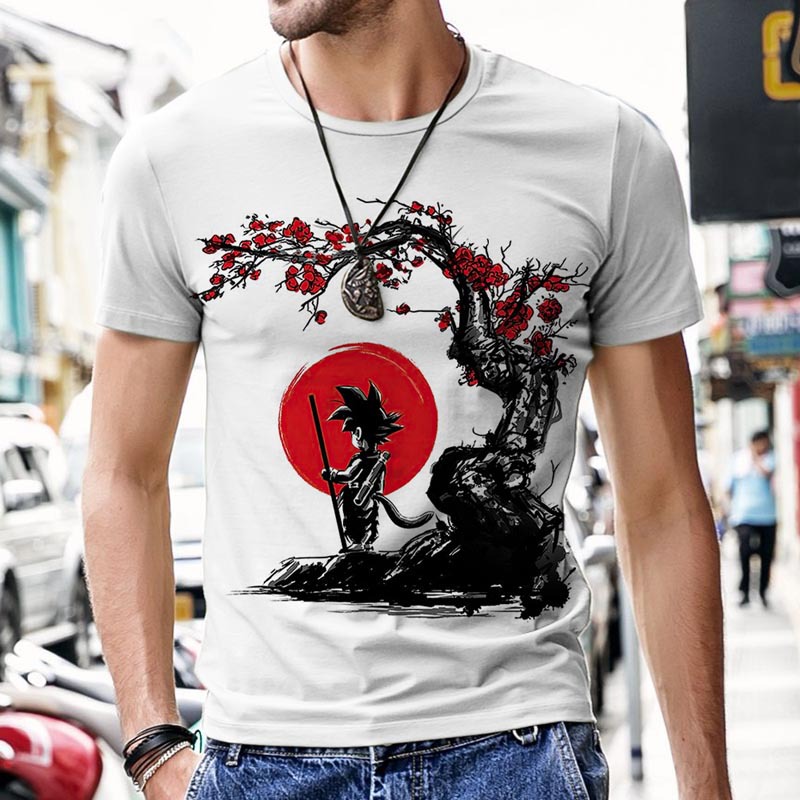 Dragon Ball Super Saiyan T-shirt Detail 1