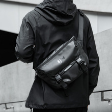 斜挎包男士背包通勤单肩包潮流胸包大容量邮差包跨境 外贸LAZADA