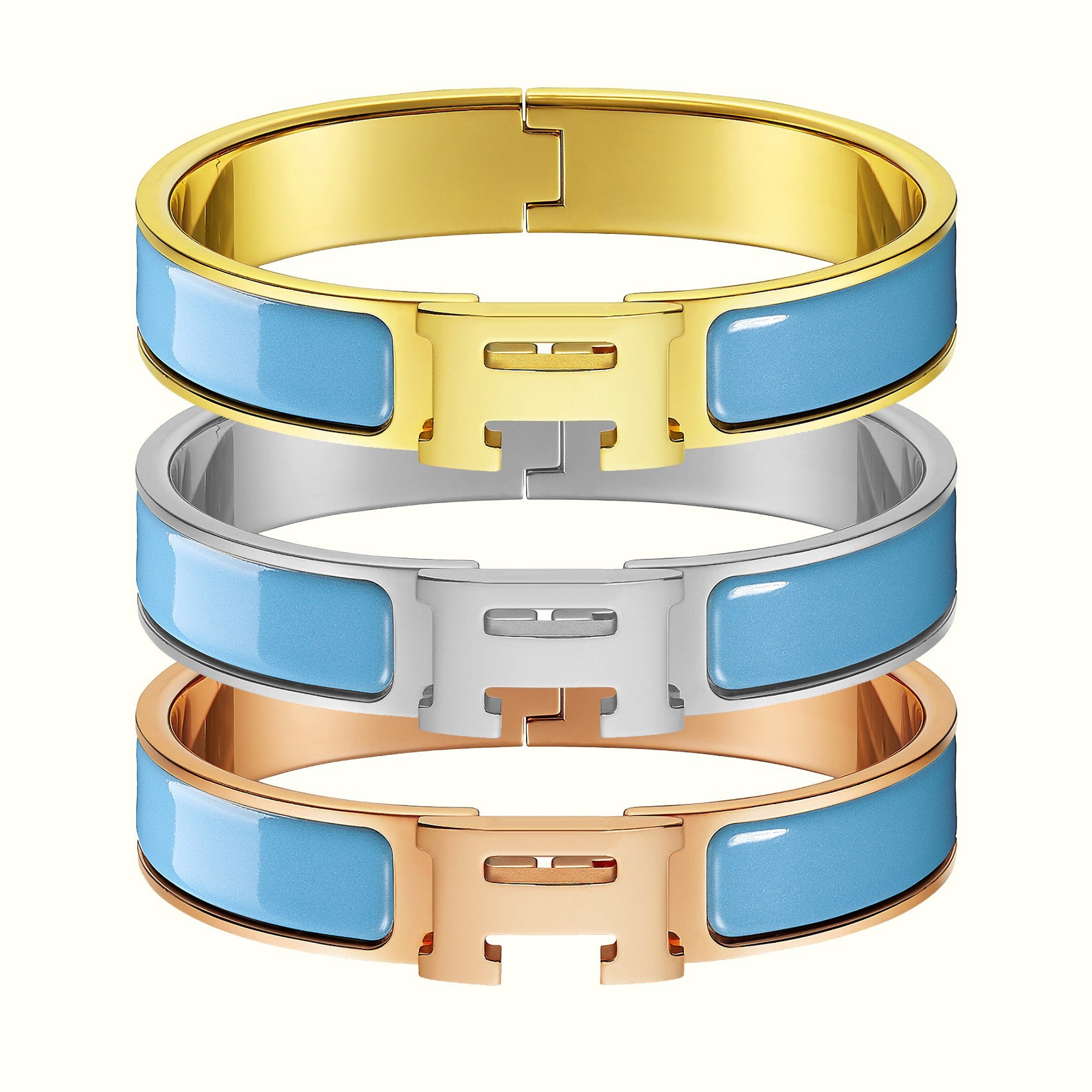 H light blue