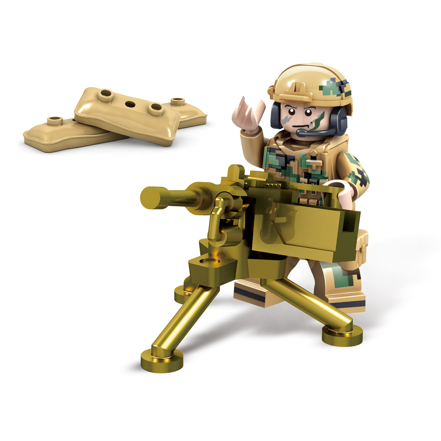 KaiZhi84199 - 84202 tropas de campo tanques militares de bloques de construcción juguetes para niños junta regalos de montaje image 6