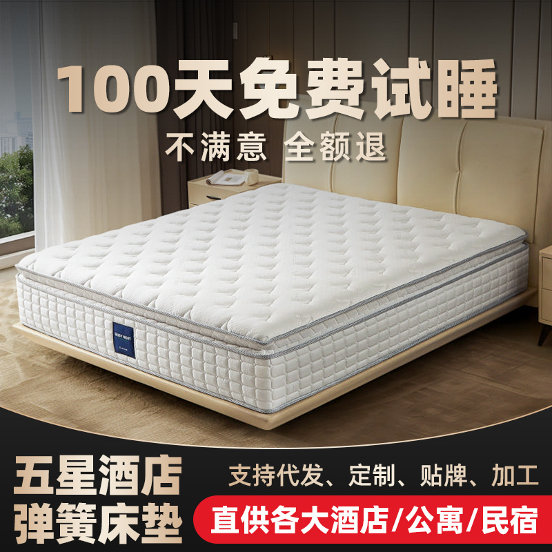 Five-Star Hotel Latex Mattress, High-End Mattress for Home Bedroom Apartment, Independent Spring Mattress, Simmons Mattress