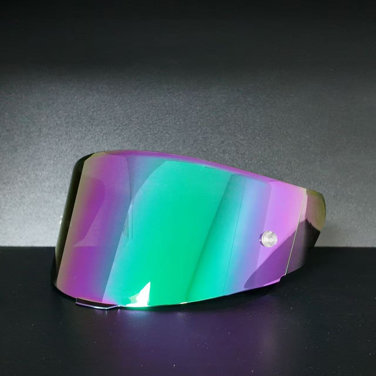 Motorcycle Helmet Lens Riding Windproof Suitable for Kyt Full-Face Helmet Lens Electroplating Lens