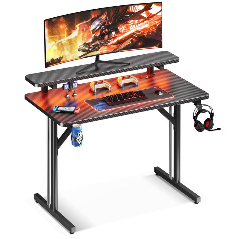 LED small e-sports desk desktop home computer desk RGBf headlamp simple bedroom table single game table LED small e-sports desk desktop home computer desk RGBf headlamp simple bedroom table single game table