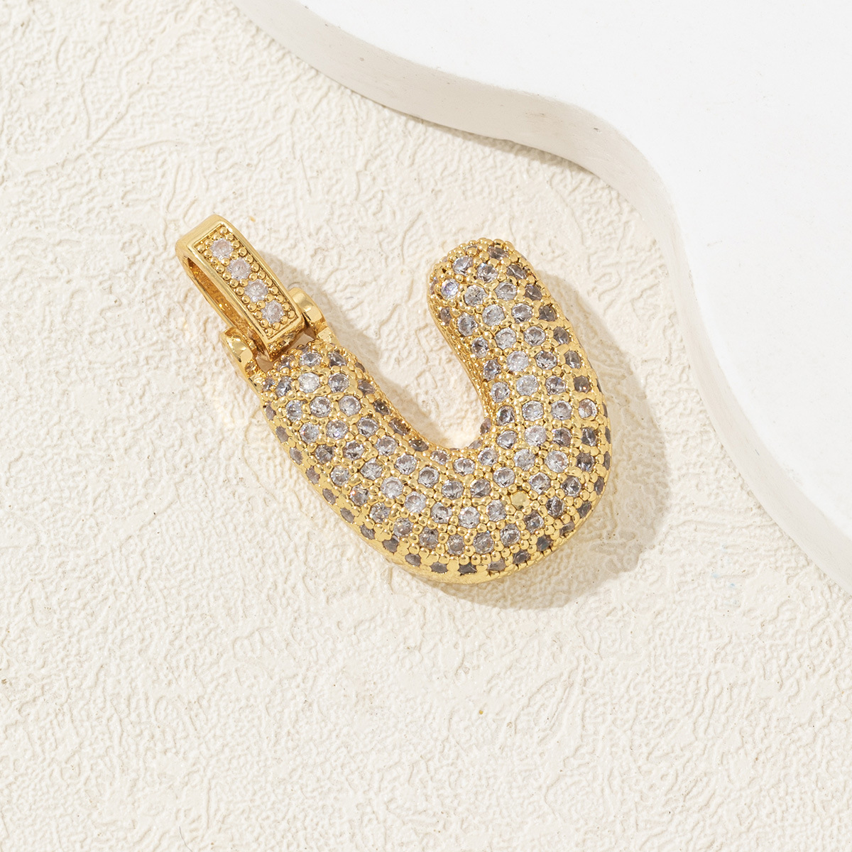 1 Piece Copper Letter Polished Pendant display picture 24