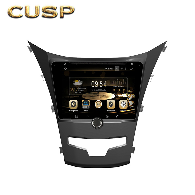 适用13款双龙柯兰全触摸带碟升级7寸中控大屏车载dvd导航一体机