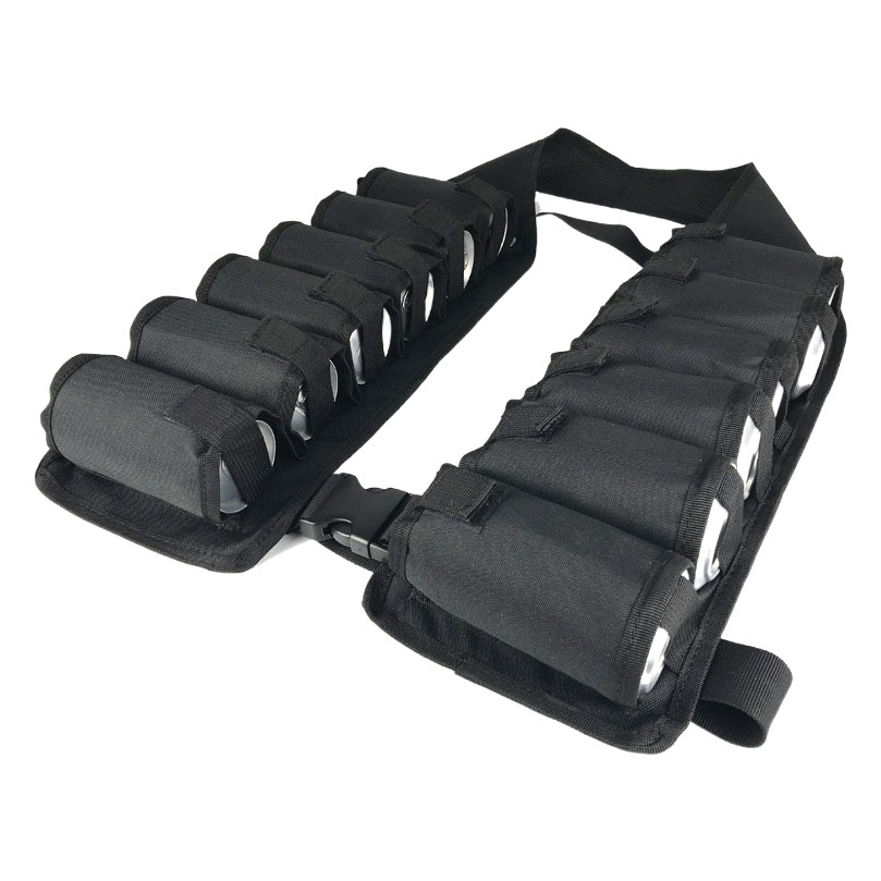 Bolsa de cerveza de 12 piezas cinturón de cerveza portátil al aire libre montañismo camping bebida correa barbacoa discoteca fiesta mochila