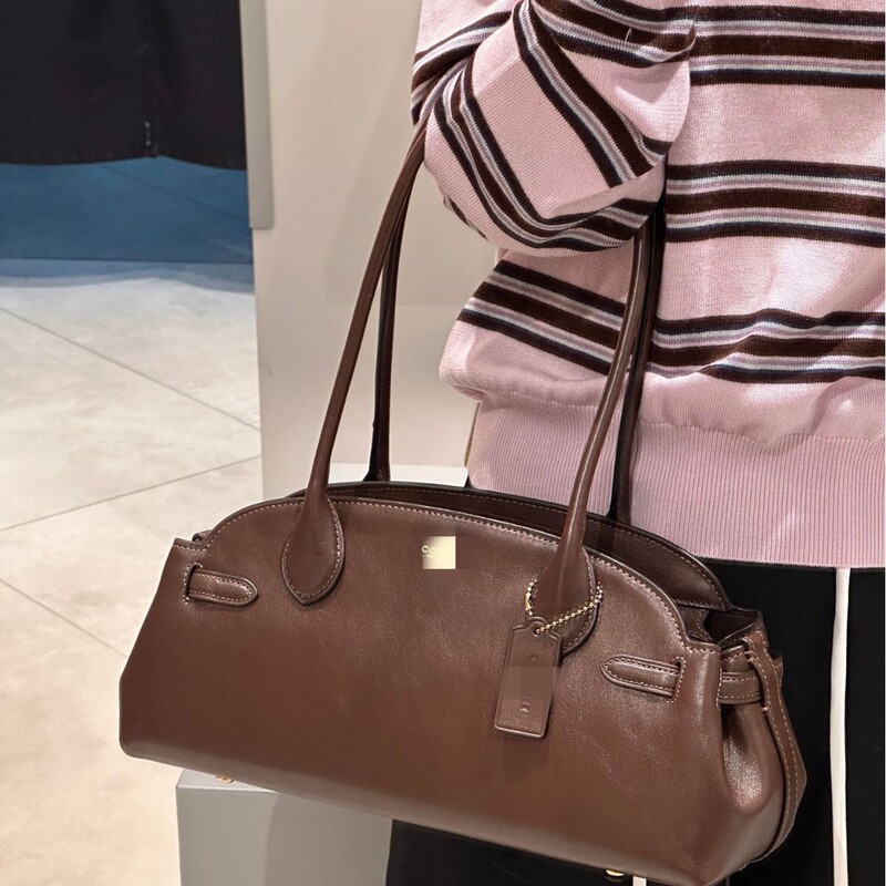 2025 Koujia New Empire34 Handbag Fashion Retro Style Bowling Bag Single Shoulder Underarm Baguette Women's Bag 2025 Koujia New Empire34 Handbag Fashion Retro Style Bowling Bag Single Shoulder Underarm Baguette Women's Bag
