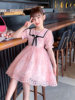 Children's dress, summer lace small princess costume, summer clothing, cute skirt, Korean style