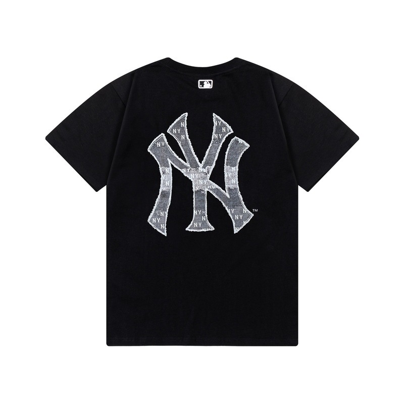 MLB Series Summer Yankees Colorful Graffiti NY Short-Sleeve American Street Style Casual Loose T-Shirt for Men and Women Couples MLB Series Summer Yankees Colorful Graffiti NY Short-Sleeve American Street Style Casual Loose T-Shirt for Men and Women Couples