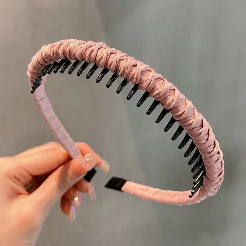 1 Piece Quantity Women's Simple Style Classic Style Solid Color Cloth Hair Band