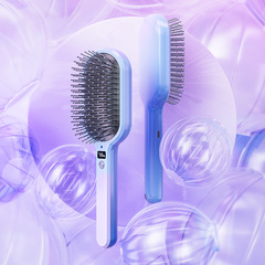 マイナスイオンヘッドマッサージコーム浚渫ヘアケア電気コーム充電式ヘルスケアマッサージエアバッグコーム頭皮
