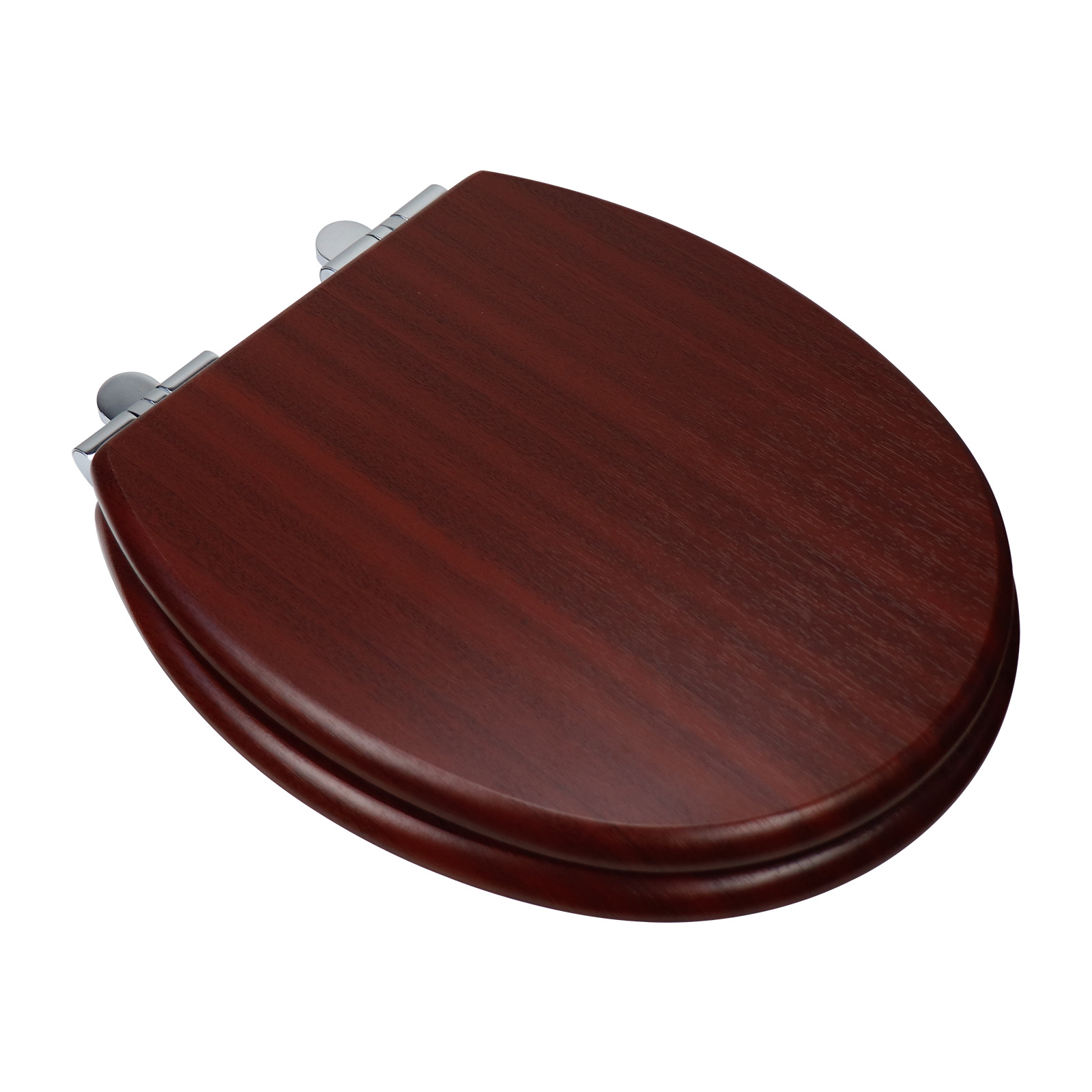 Fábrica directa de 17 pulgadas placa de densidad de madera MDF cubierta de inodoro cinta de PVC vinos de madera roja caída lenta image 6