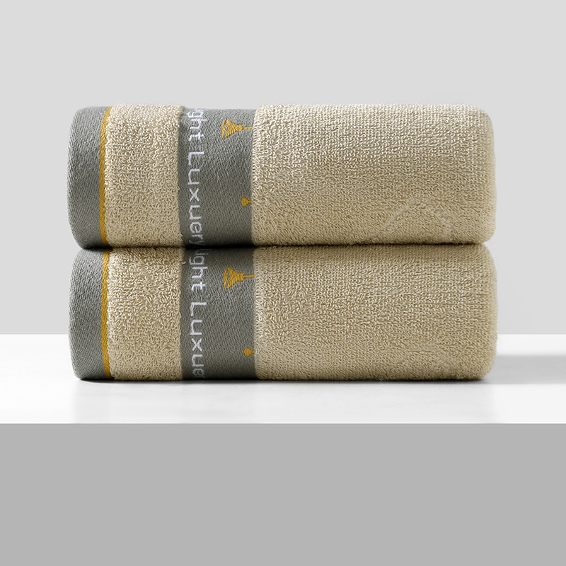 Toallas de algodón puro, tipo A, al por mayor, gruesas, suaves, absorbentes, de poliéster y algodón, toallas faciales para adultos, de secado rápido, para lavarse la cara.