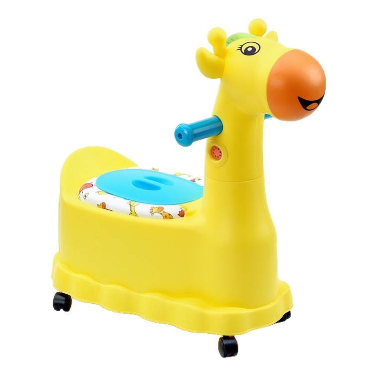 Inodoro doméstico para niños, inodoro de asiento para bebés de tamaño grande, inodoro para bebés de tipo cajón, inodoro pequeño con ruedas