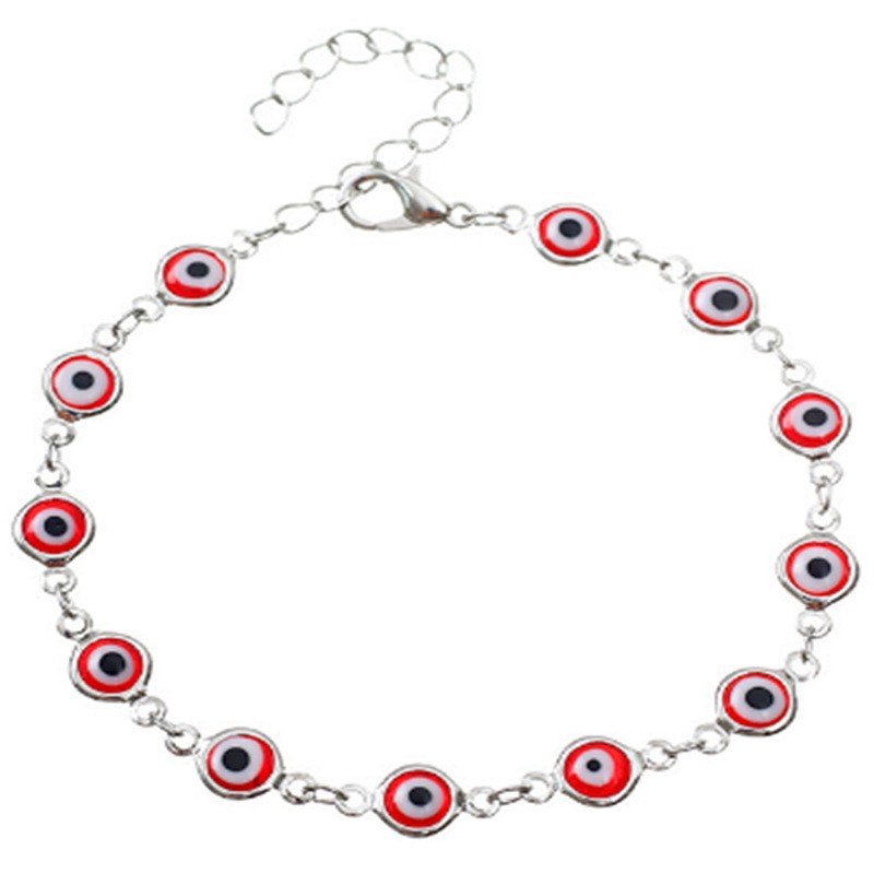 Lucky Evil Eye Red String Bracelet Protection Jewellery Handmade_voghion.com