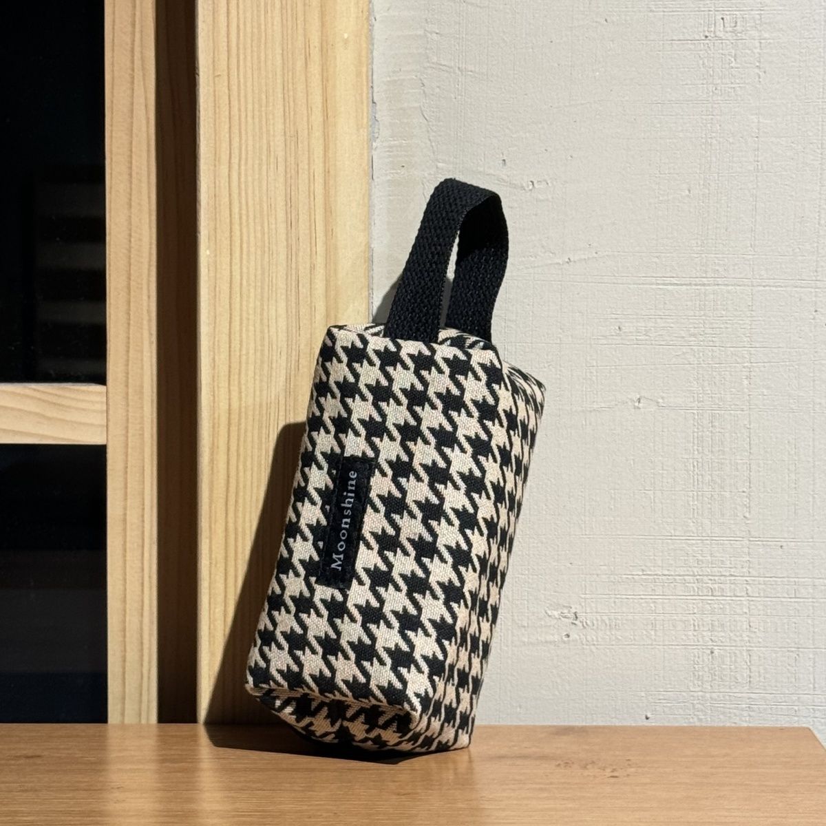 Comercio exterior cuadriculado de alta calidad bolsa de maquillaje de gran capacidad bolsa de almacenamiento de cepillo de emulsión portátil bolso de viaje