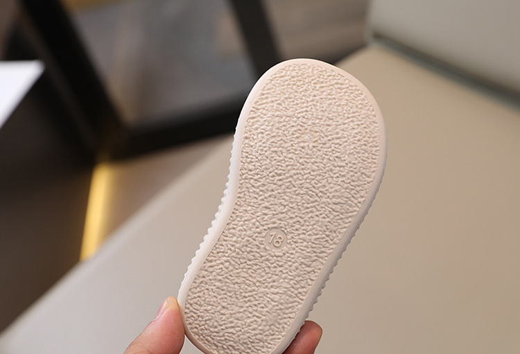 2024 Vår och höst Barncanvas Pojkar Casual Shell Head Girls Cookie Mjuk sula Babyskor_voghion.com