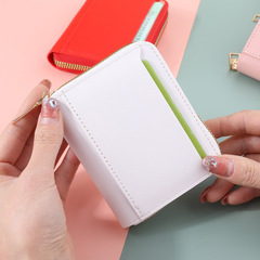 Women's Zipper Small Wallet Minimalist Cross-border E-commerce Short Card Holder Wholesale Coin Pouch Factory