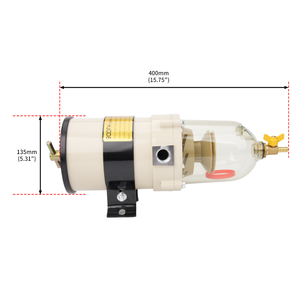 Cross-border 900FGFH fuel-oil-water separator heavy-duty truck diesel filter assembly 1000FG filter 500FG