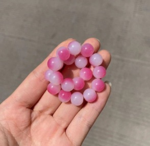 Pulsera de perlas de forma especial irregular francesa, pulsera, nicho femenino, lujo ligero, moda exquisita, media pulsera dorada, accesorios de pulsera