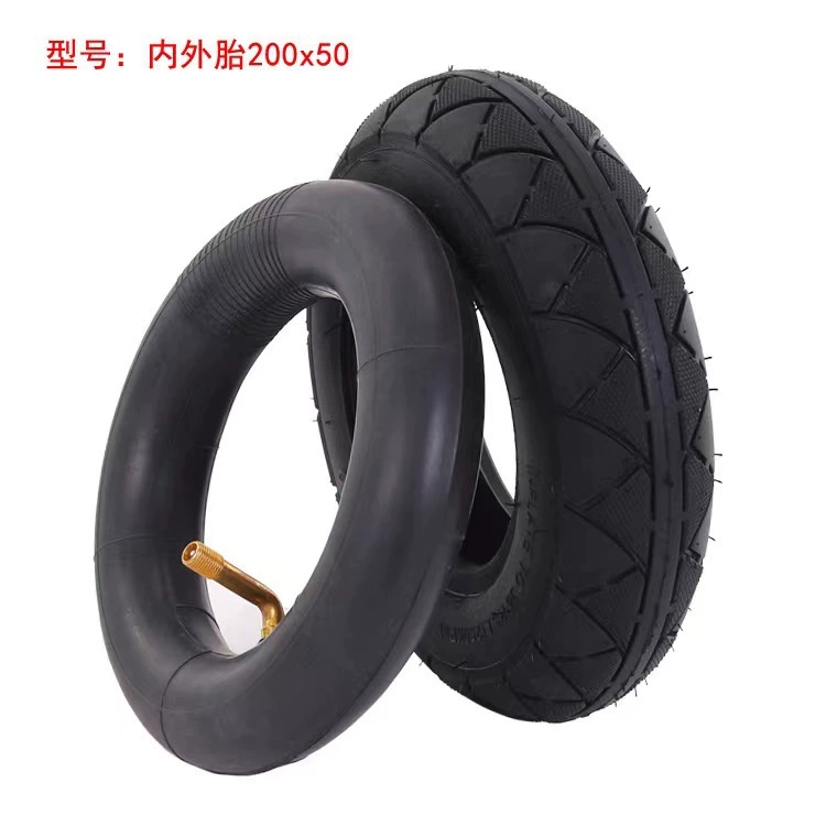 Шина для электрического скутера Little Dolphin 200x50, внутренняя и внешняя шина для электромобиля, 8inch безвоздушная сплошная шина, вакуумная шина