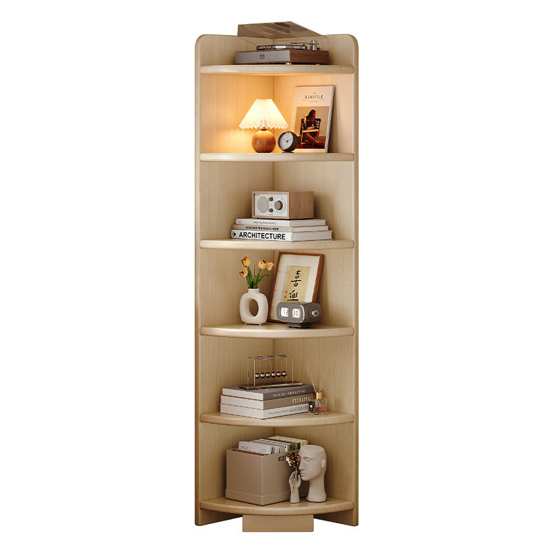Estante de libro de piso estante de estante de sala de estar estante de esquina doméstico dormitorio estante estrecho estante de estante estante de esquina estante de esquina