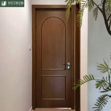调色法式室内门实木复合烤漆隔音房间木门卧室门单开门法式极简