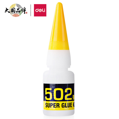 Deli 502 strong glue, quick-drying, colorless strong glue, long-lasting stickiness, no traces, ceramic glass handmade glue