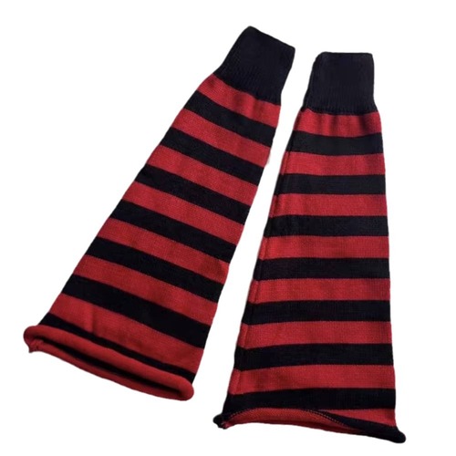 Autumn and winter jk trumpet socks warm woolen loose knitted brown striped long stockings leg covers hot girl