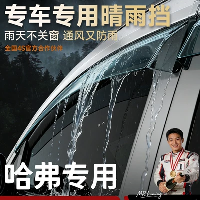 Haval H6L third generation, H6 second generation, H9 Big Dog PLUS, Menglong, H5 Xiaolong MAX rain guards, car window rain shields