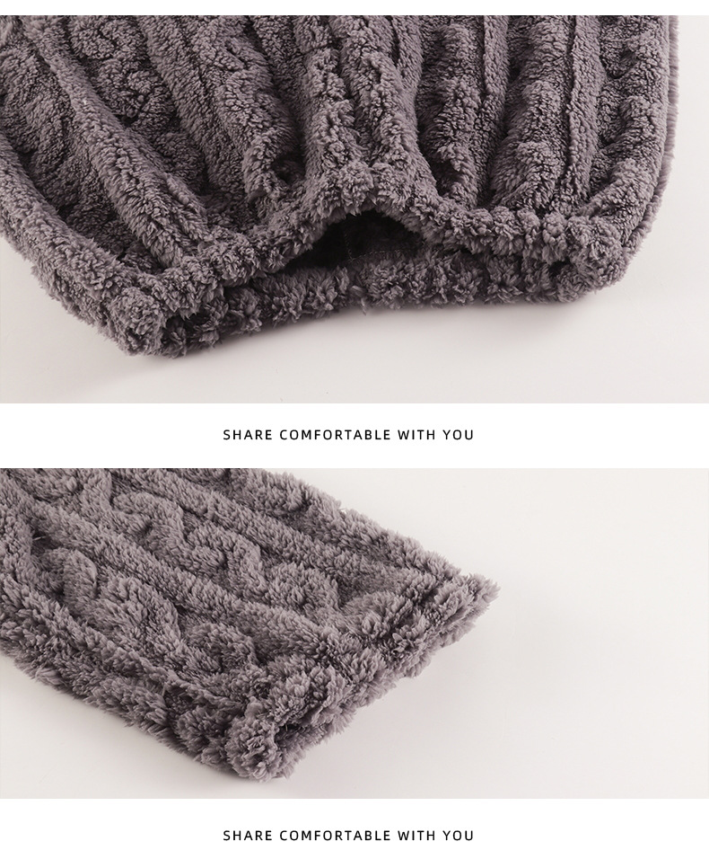 Paar Pyjamas Damen Robe Winter Korallen Fleece dick Langarm Live-Übertragung heißer Stil große Größe Cartoon Herren Home Kleidung Set_voghion.com