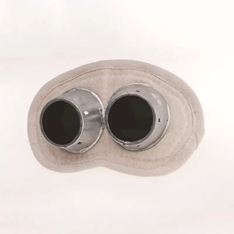厂家货源 现货 炼铁镜筒防护眼罩 棉麻布隔热眼罩